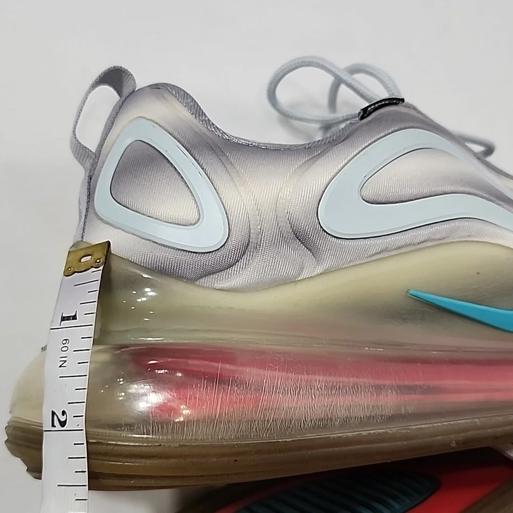 Nike Air Max 720 AR9293-011‎ Airbrush Running Shoes Grey/Rainbow Men's Size 9